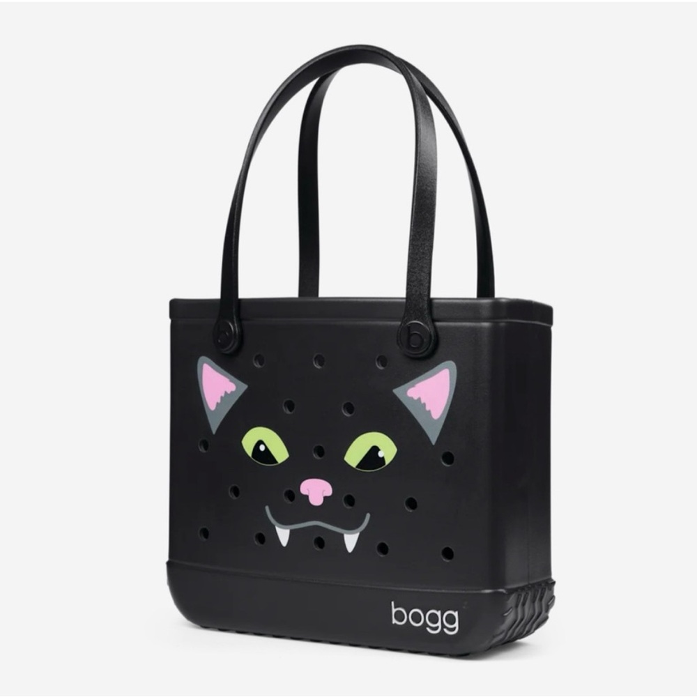 NWOT BOGG Bag Bitty Halloween Cats Meow Tote - Black - tag just fell off - Picture 3 of 4